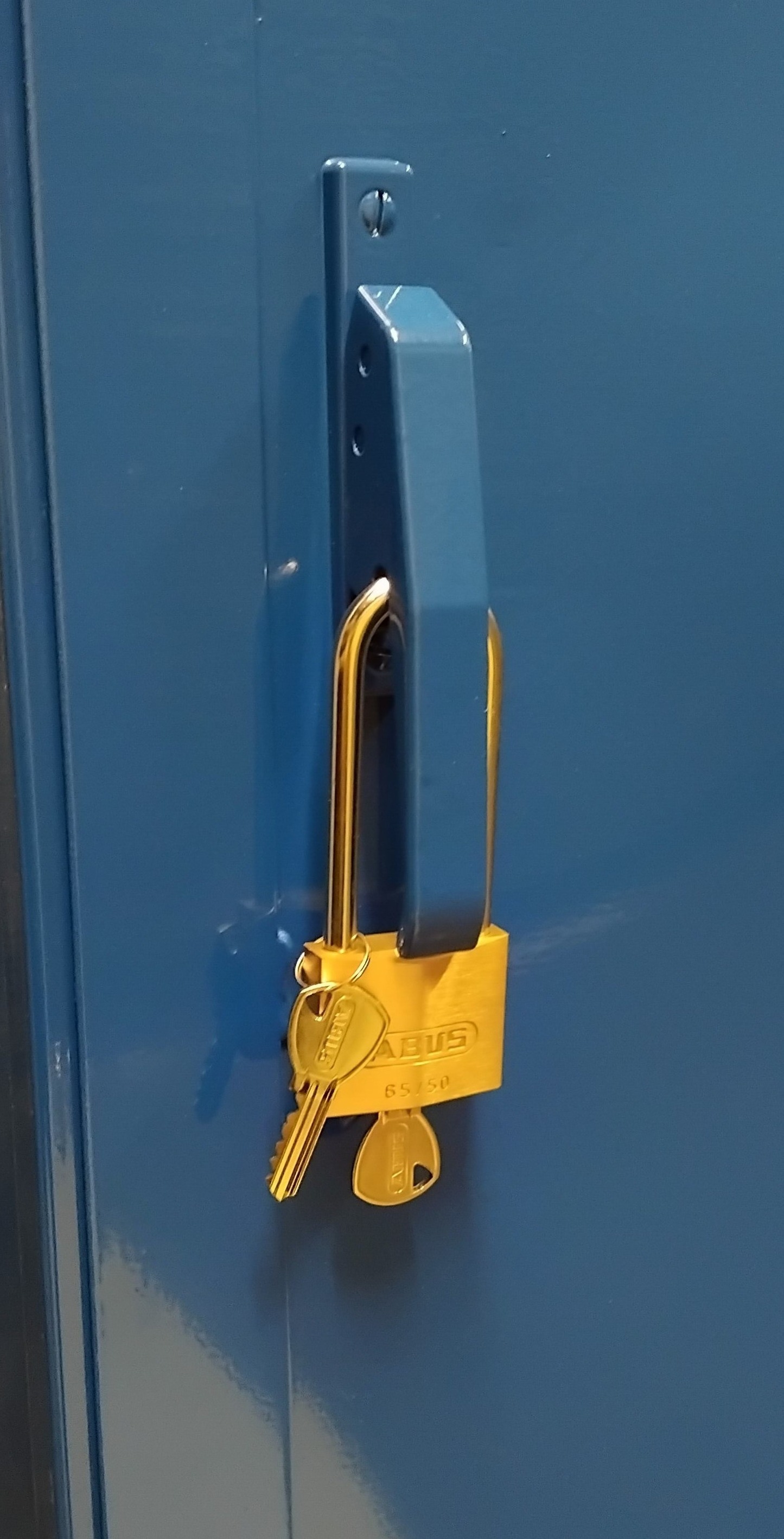 IBC Cabinet Showing Lock