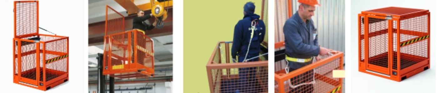 pictures of forklift safety cage