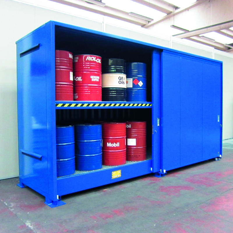 Galvanized collection sump Containers for 10 40 Drums S&S Spill Control