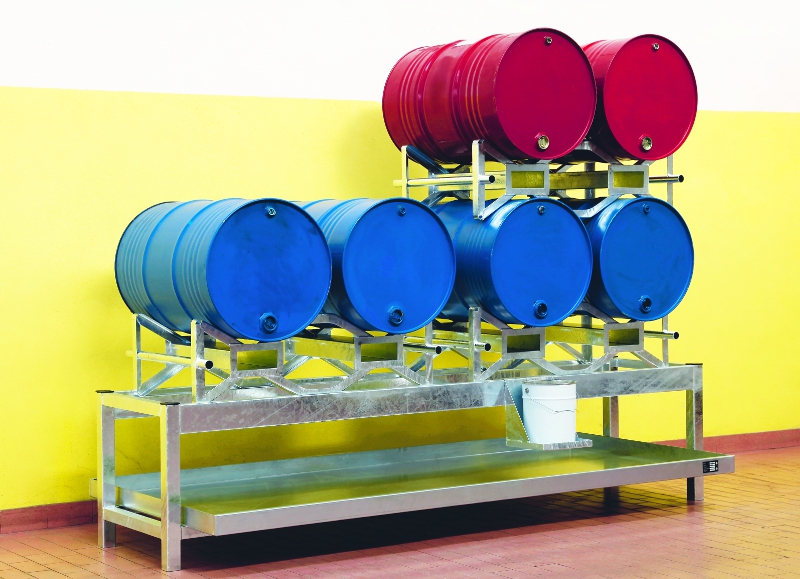 Galvanized Steel Drum Dispensing Stations S&S Spill Control