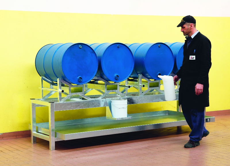 Galvanized Steel Drum Dispensing Stations S&S Spill Control