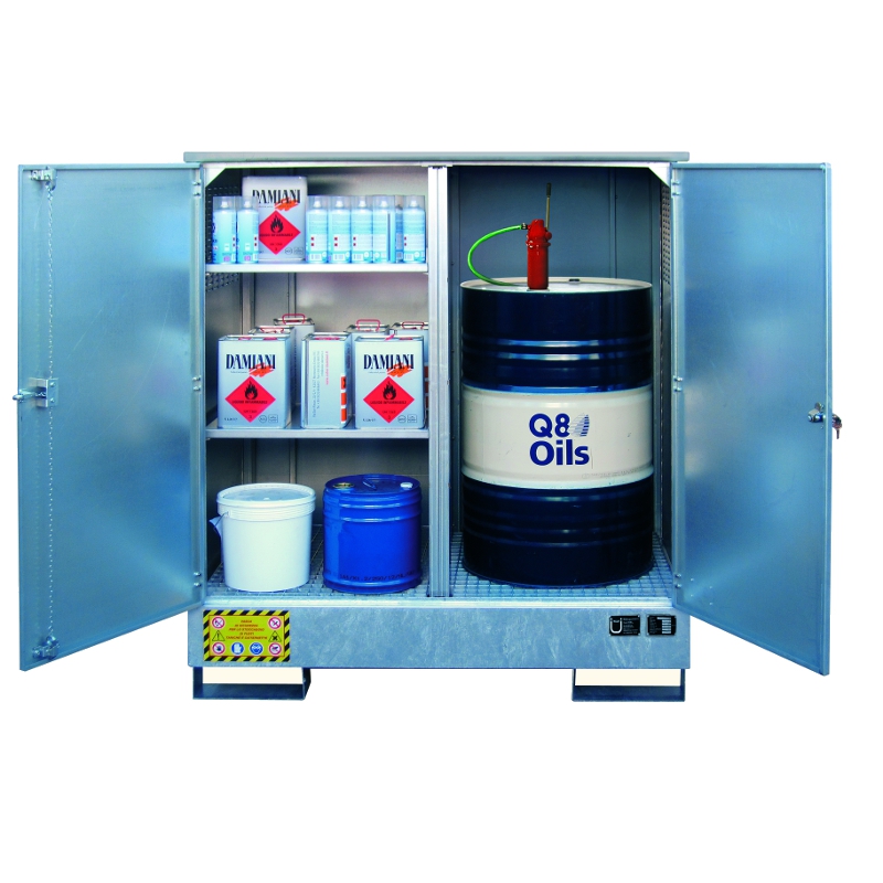 Multipurpose Storage Cabinets With Sump S S Spill Control