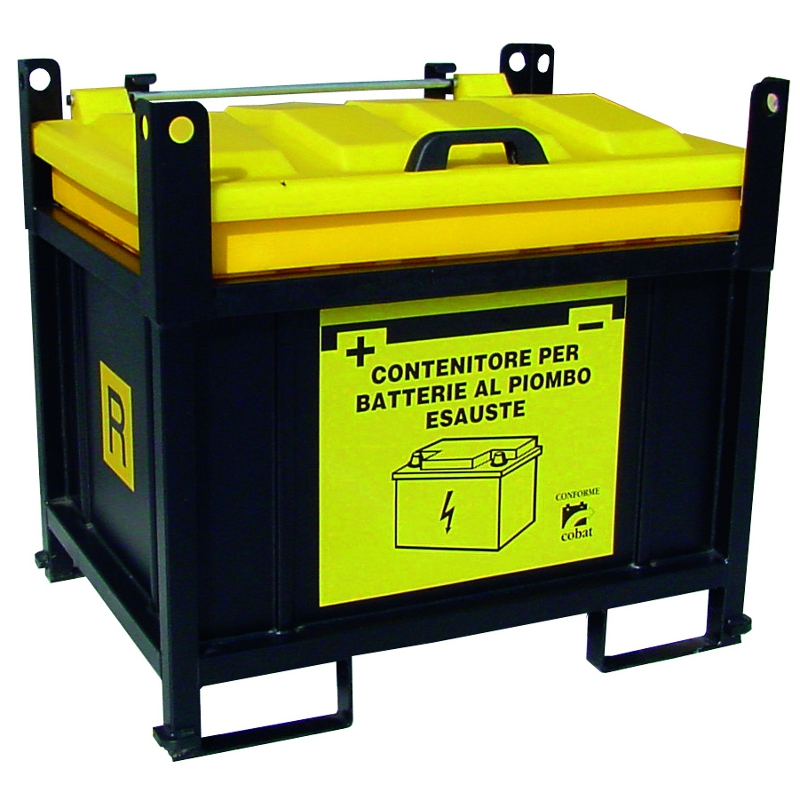 Battery Containers with Steel Frames S&S Spill Control