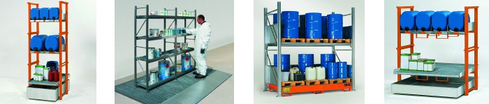 Drum & IBC Shelving - S&S Spill Control