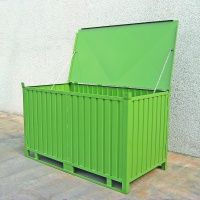 Large General Purpose Stillage with hinging Lid