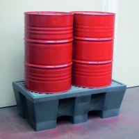 TUFF! Polyethylene Sump Pallet For 2 Drums