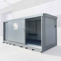 Outside Container with Insulated Polyurethane Panels with a Watertight Sump (1200L)