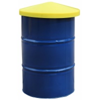Loose fitting polyethylene drum lid