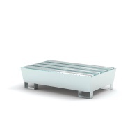 Galvanised Tapered Sump Pallet for 2 Drum