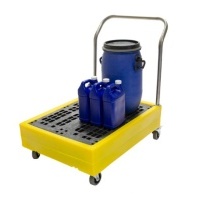 Polyethylene Drip Tray on Wheels 85L