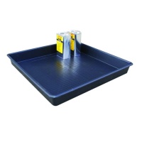 Drip Tray made from Recycled Polythene with a sump of 100 litres with drums