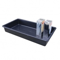 Drip Tray made from Recycled Polythene with a sump of 65 litres with drums