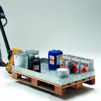 Galvanized Spill Containment Tray- 80 Litre