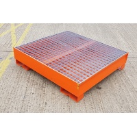 4 Drum Sump Spill Bund Pallet  -G719