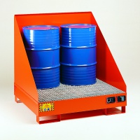 Steel Sump Pallets with Fixed Splash Guard sides