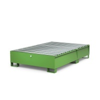 Premium Sump Pallet for 6 Drums (Slats)