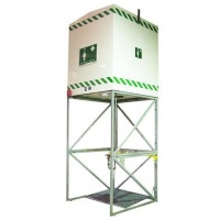 Vertical Emergency Tank Shower