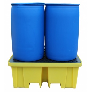 Polyethylene Sump Pallet For 4 Drums with Extra Spill Capacity