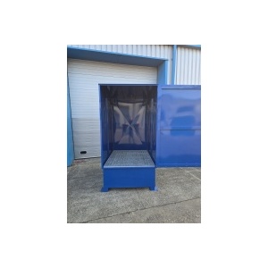 Single IBC Cabinet - Outside, Open