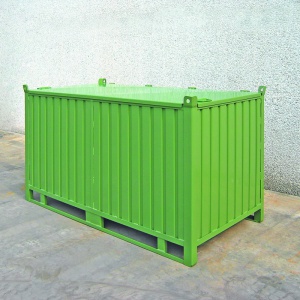 Large General Purpose Stillage with Lid shut