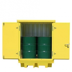 4 Drum Steel Cabinet with Plastic Spill Sump