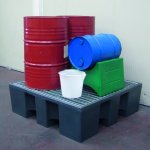 TUFF Polythene Sump Pallet For 4 Drums or containers