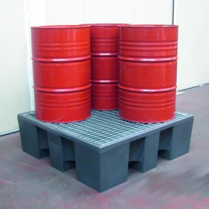 TUFF Polythene Sump Pallet For 4 Drums