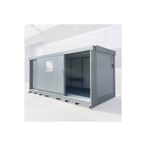 Outside Container for Insulated Polyurethane Panels and a Water Tight Sump (1100L, Sliding Doors))