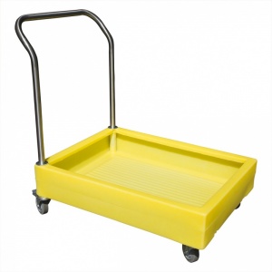 Polyethylene drum Sump Trolley with handle and 100 litre bund
