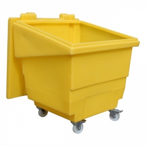 Mobile Polyethylene General Lidded Bin