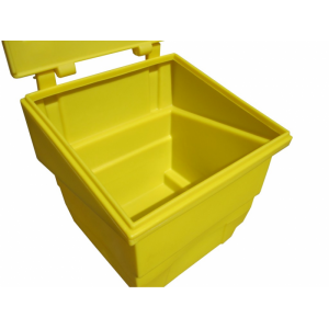 Polythene General Purpose Lidded Bin inside