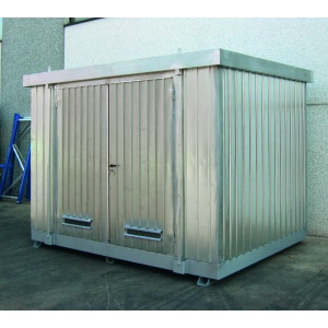 Multipurpose Storage Container 6m² with Collection Sump external