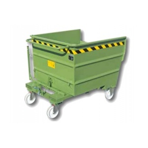 Low height tipping skip LT750