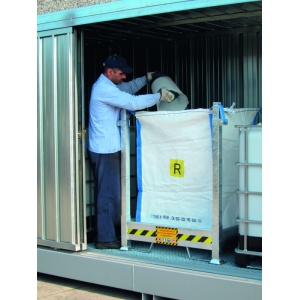Multipurpose Galvanized Sump Container for 4 IBCs & bulk bags