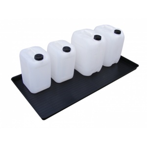 Low profile Polyethylene Open Drip Tray for spills 30 litres