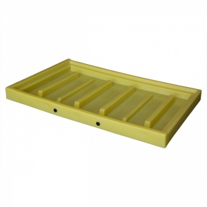 Large Low Profile Open Polythene Drip Tray for spills without drums-145L