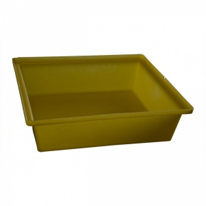 Polyethylene Open Drip Tray for spills 45L without drums