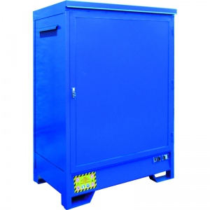 Tall 2 Drum containment Sump Cabinet for outside