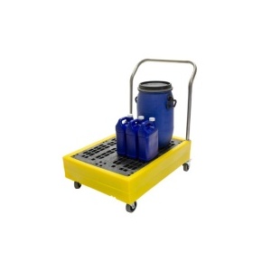 Polyethylene Drip Tray on Wheels 85L
