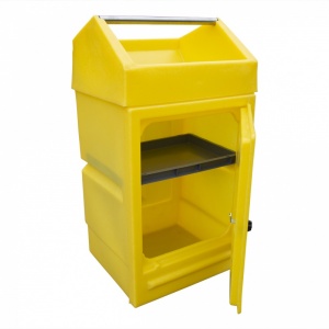 Polythene Work Stand with Absorbent Roll Dispenser & Door PDSD