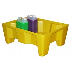 Polyethylene Drip Sump Tray for spills - 70 litre without deck