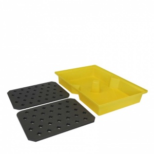 Polyethylene Drip Sump Tray for spills - 100 litre base and deck