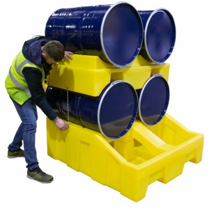 Polyethylene Drum Storage Rack Sump Holder 400 L