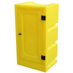 Polyethylene Storage Cabinet for Spill Absorbent Pads with locking door- PSC1 