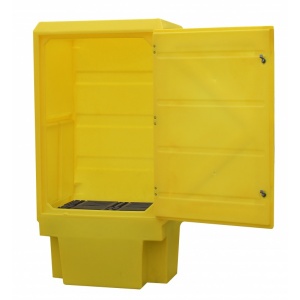 Polythene Drum Spill Cabinet with Sump and 2 locks PSC3