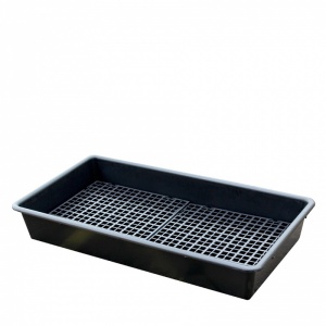 Drip Tray made from Recycled Polythene with a grid and a sump of 65 litres without cans