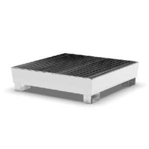 Galvanised Sump Pallet for 4 Drums