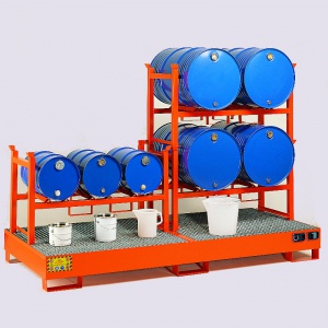 steel-spil-pallet-8-drums-with-stands