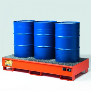 Premium Steel Sump Pallet for 3 Drums for ECO303