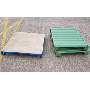 Steel  drum pallet set of 3  -G719